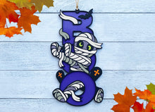 Load image into Gallery viewer, Boo Cat Halloween Sign
