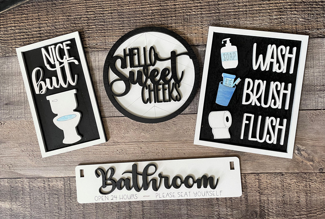 Bathroom DIY insert set