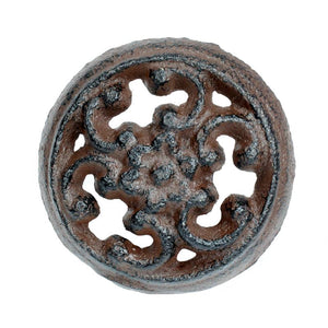 CAST IRON ORNATE DRAWER PULL