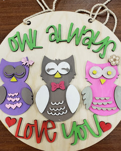 Owl Always Love You 10" Sign Kit