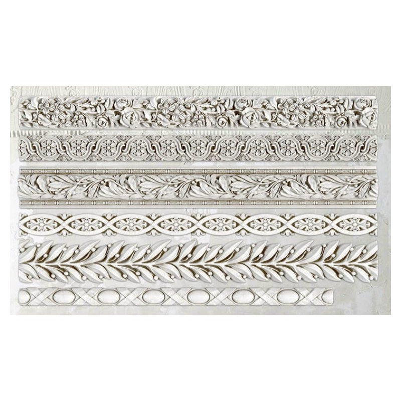 ‘TRIMMINGS1’ IOD DECOR MOULD (6″X10″)