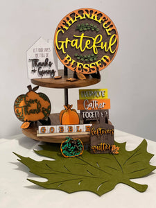 Thanks Giving Tiered Tray Kit