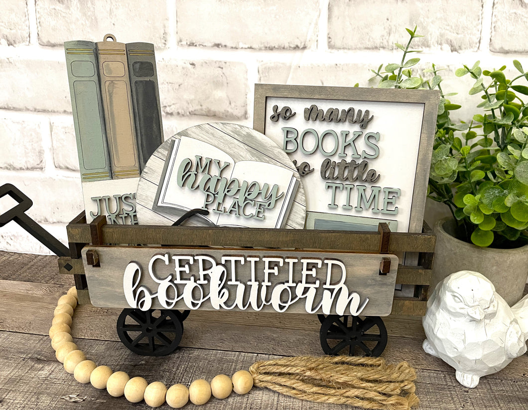 Book Worm DIY insert set