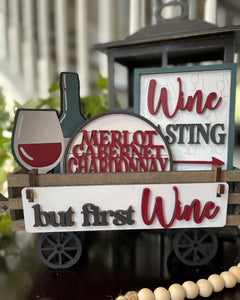 but first Wine insert set