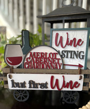 Load image into Gallery viewer, but first Wine insert set
