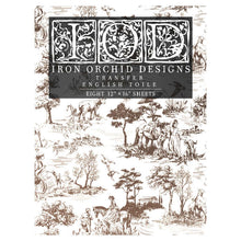 Load image into Gallery viewer, ENGLISH TOILE IOD TRANSFER (12″X16″ PAD-8 SHEETS ) *NEW*
