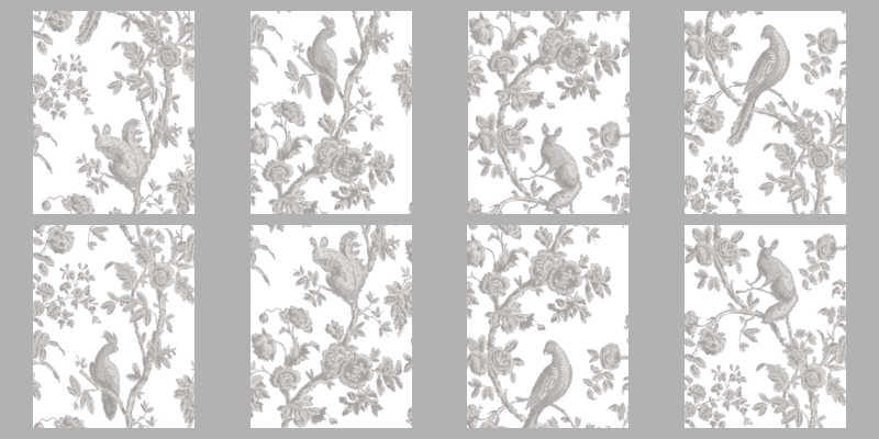 GRISAILLE TOILE IOD PAINT INLAY (12″X16″ 8 SHEET PAD)