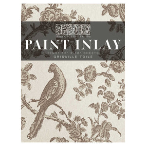 GRISAILLE TOILE IOD PAINT INLAY (12″X16″ 8 SHEET PAD)