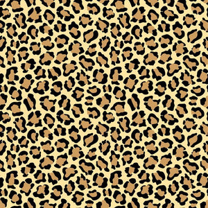 Printed Leopard Permanent Vinyl