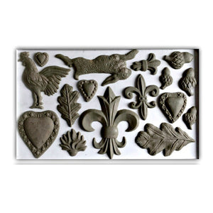 ‘FLEUR-DE-LIS’ IOD DECOR MOULD (6″X10″)