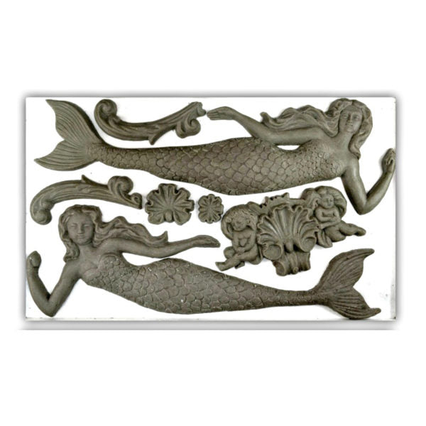 ‘SEA SISTERS’ IOD DECOR MOULD (6″X10″)