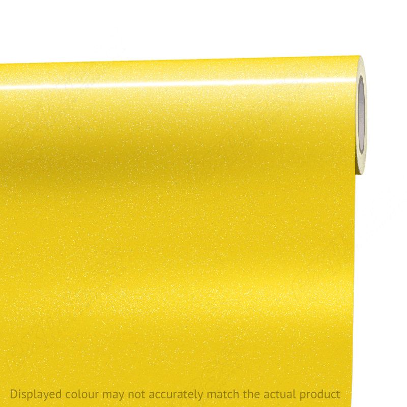 StyleTech Transparent Glitter Vinyl-Yellow